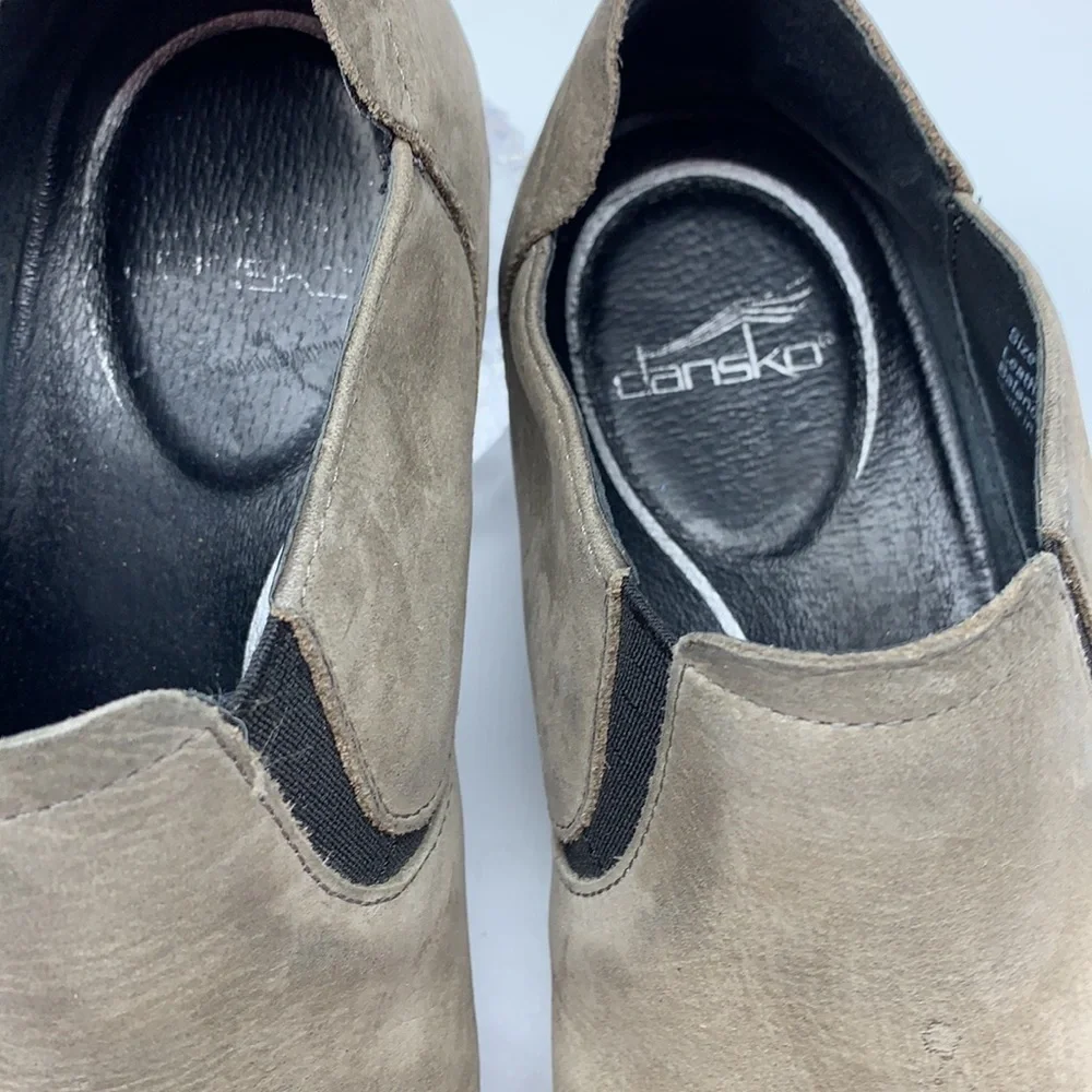 Dansko Grey Suede slip on shoes size  6.5 (Euro 37) - Picture 3 of 11